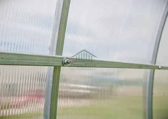 Polikarbonāta siltumnīca 300cm (ar pastiprinātu 6mm polikarbonātu) *Garums pēc izvēles*